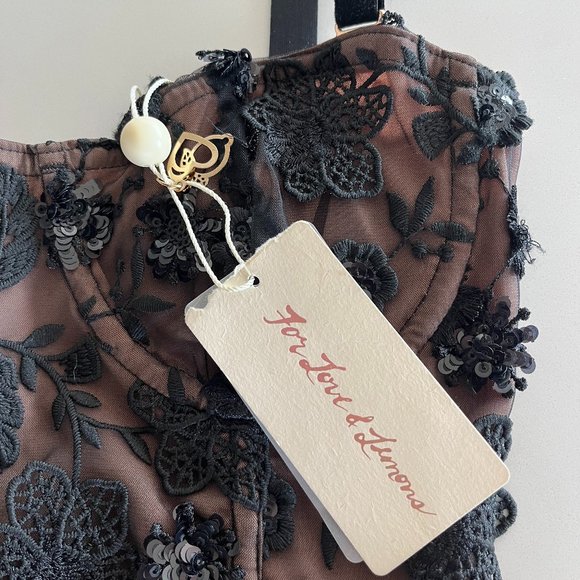 NWT For Love And Lemons Beatrice Dress - XS - Picture 4 of 7